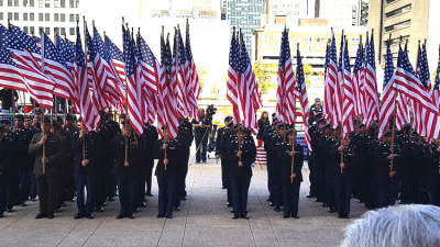 Massing the Colors Dallas Veterans Day Parade November 11, 2016
