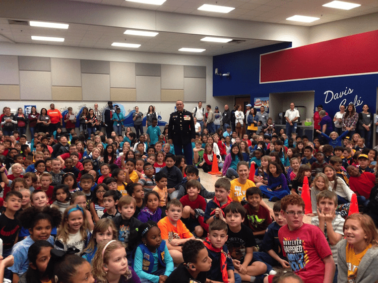 CWO5 Quint Avenetti at Davis Elementary School Speaks on Meaning of Veterans Day & Patriotism